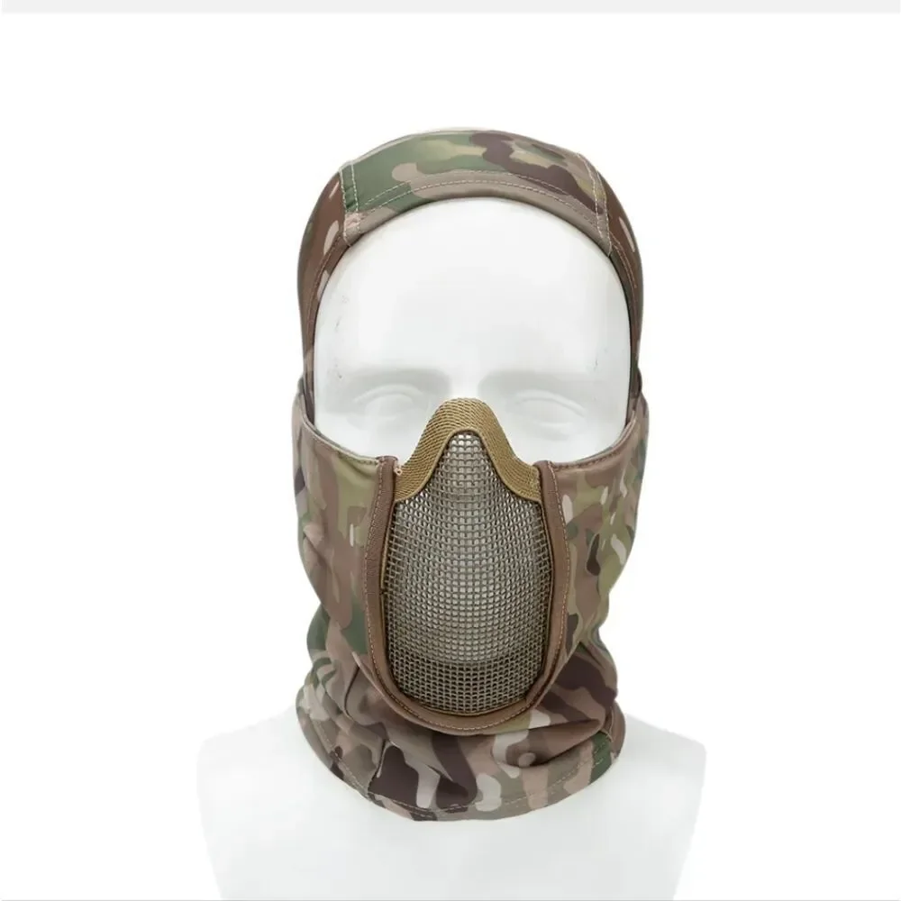 Balaclava Airsoft Mesh Mask Full Face Protection Hood for Cs War Game Hunting US